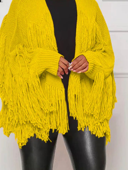 FLAWLESS FRINGE CARDIGAN